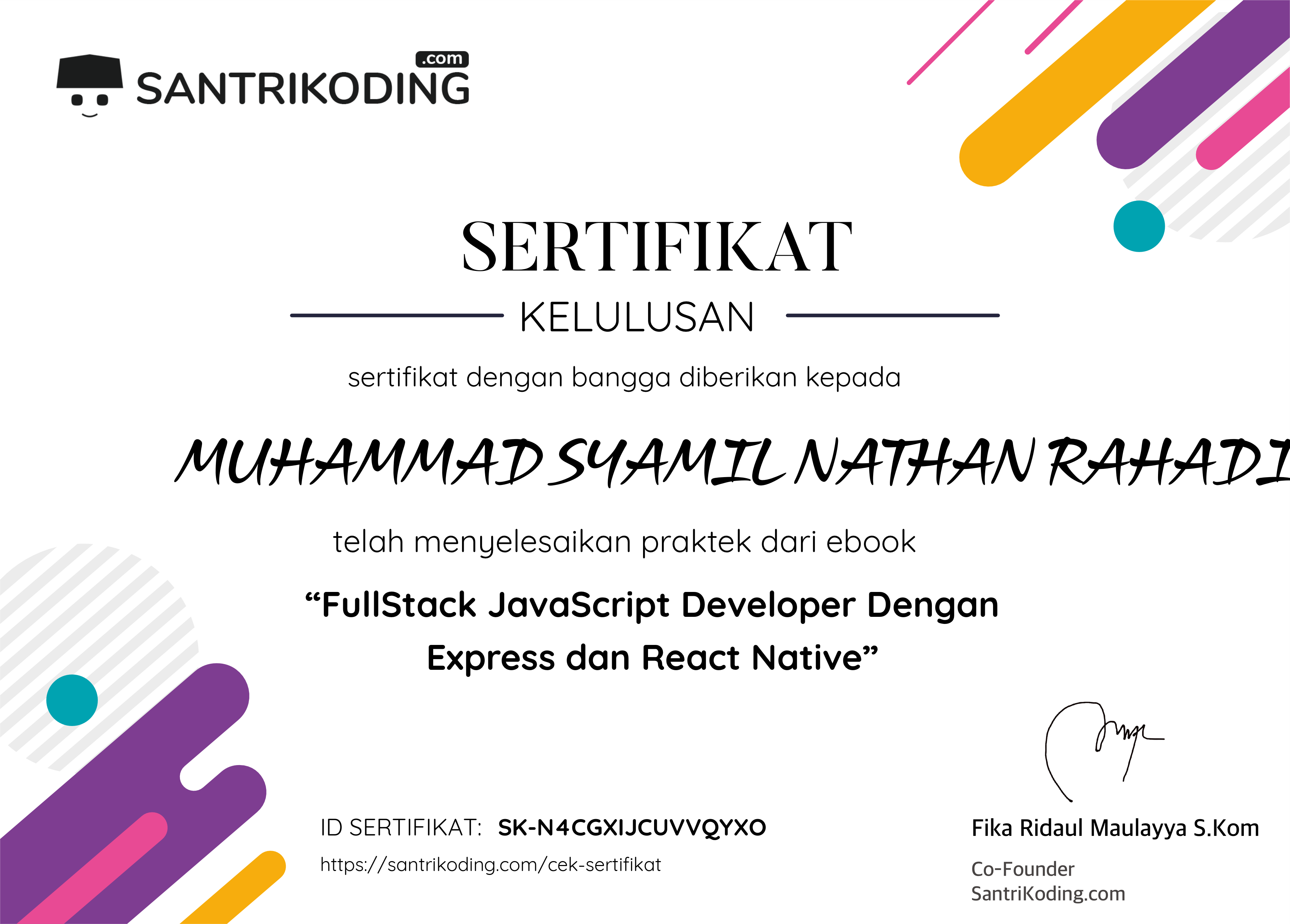 Sertifikat SK-N4CGXIJCUVVQYXO