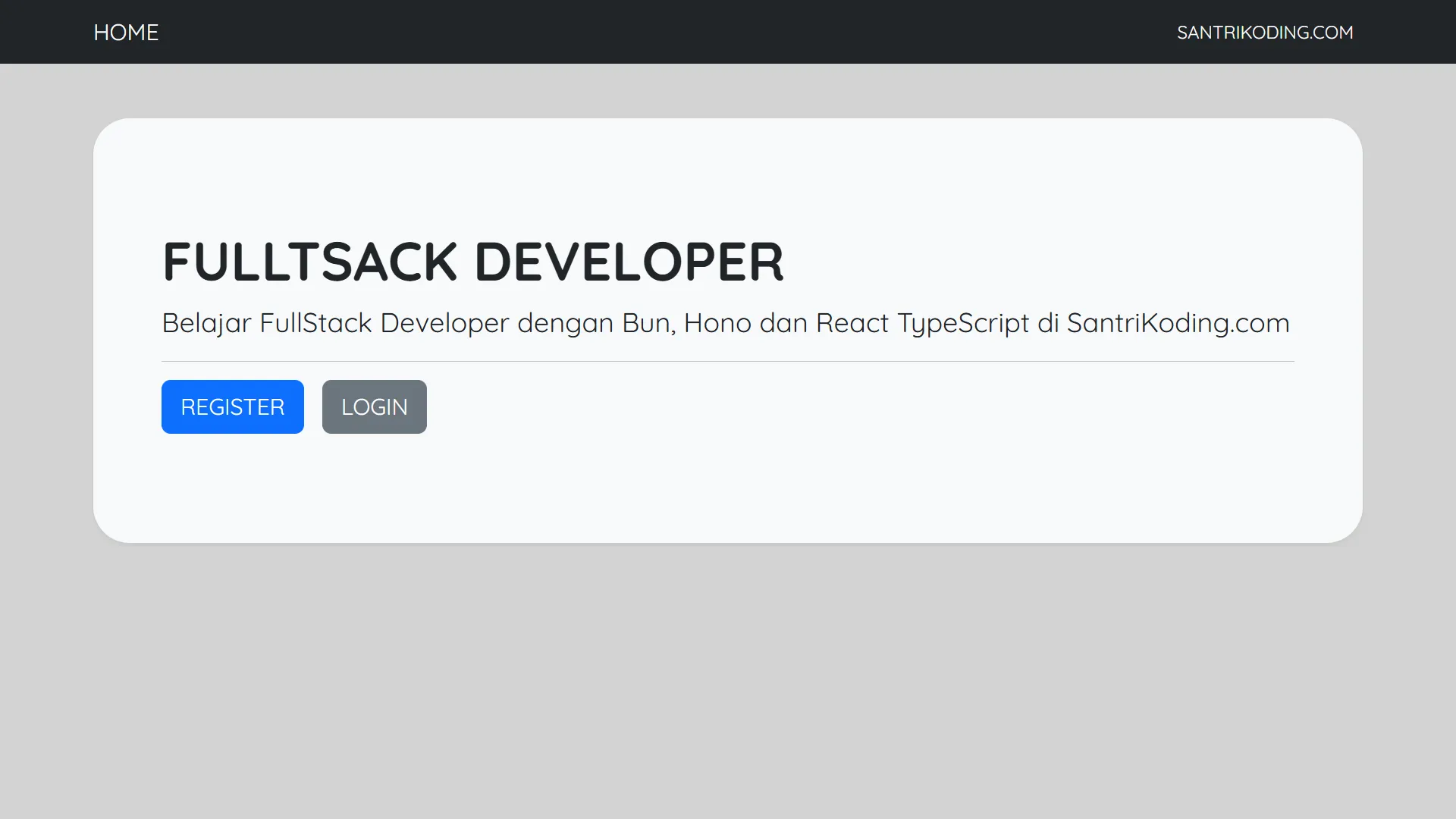 eBook Bun x Hono x React