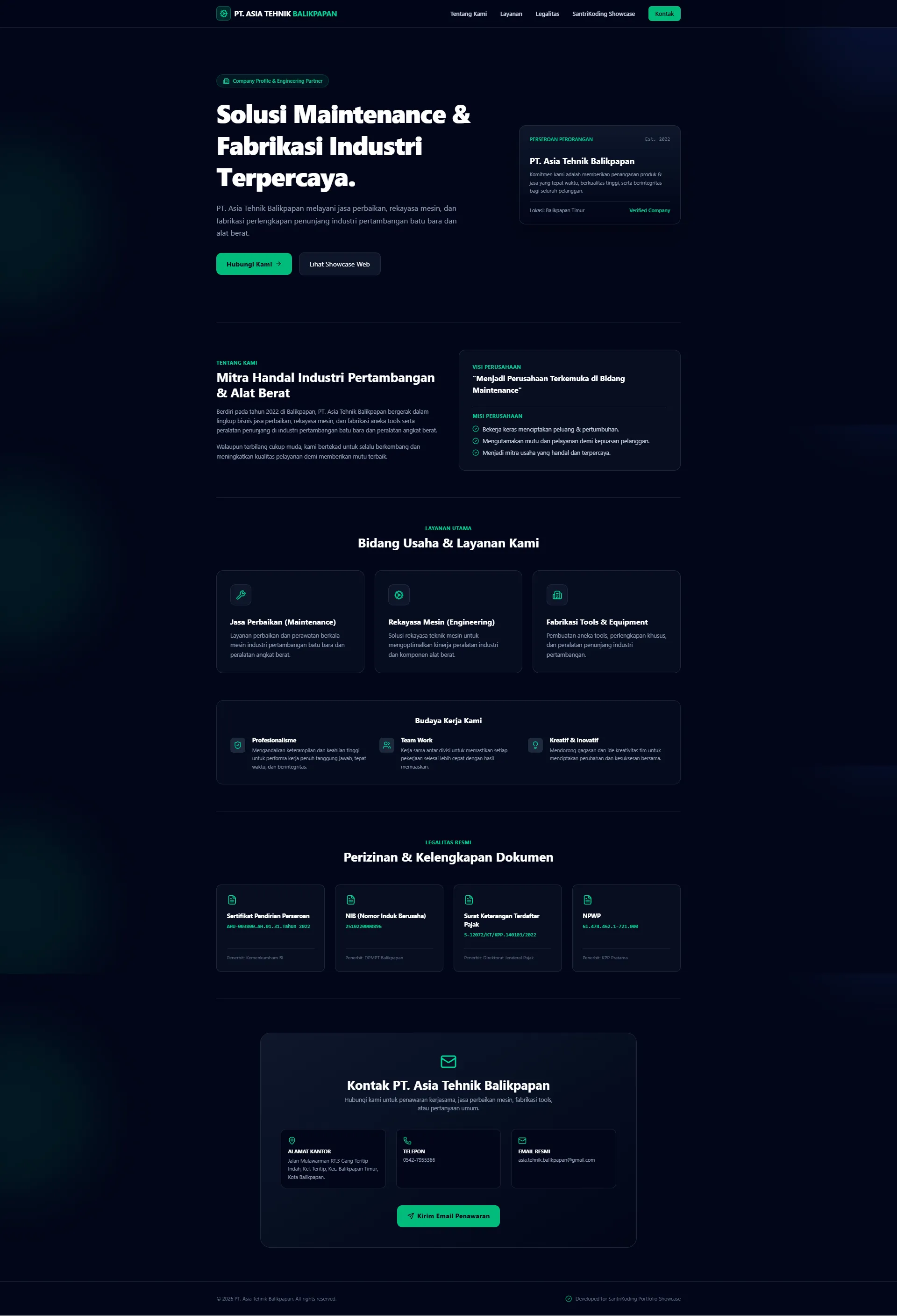 Asia Tehnik Company Profile - Express & React