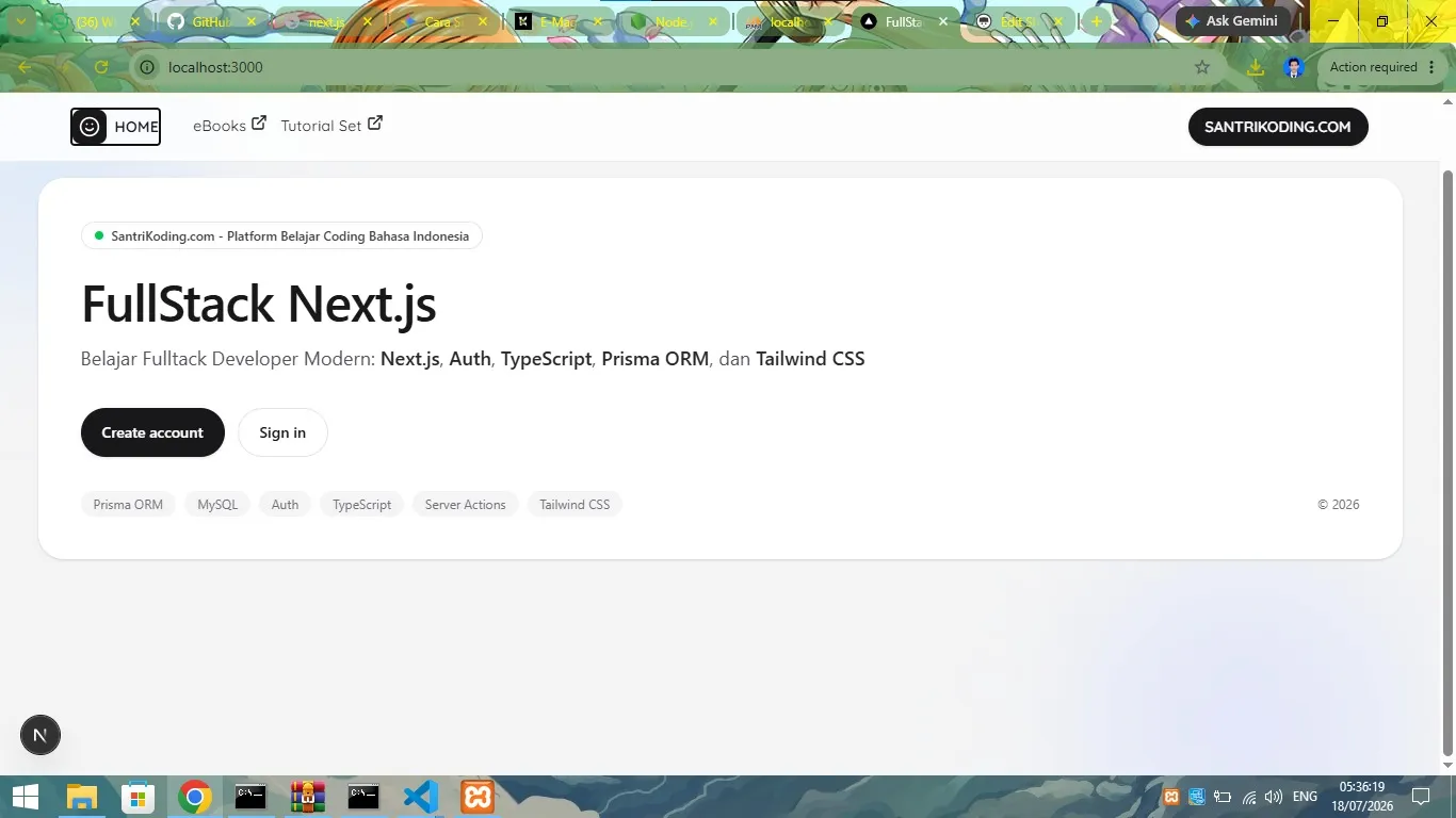 Aplikasi CRUD FullStack Nex.Js