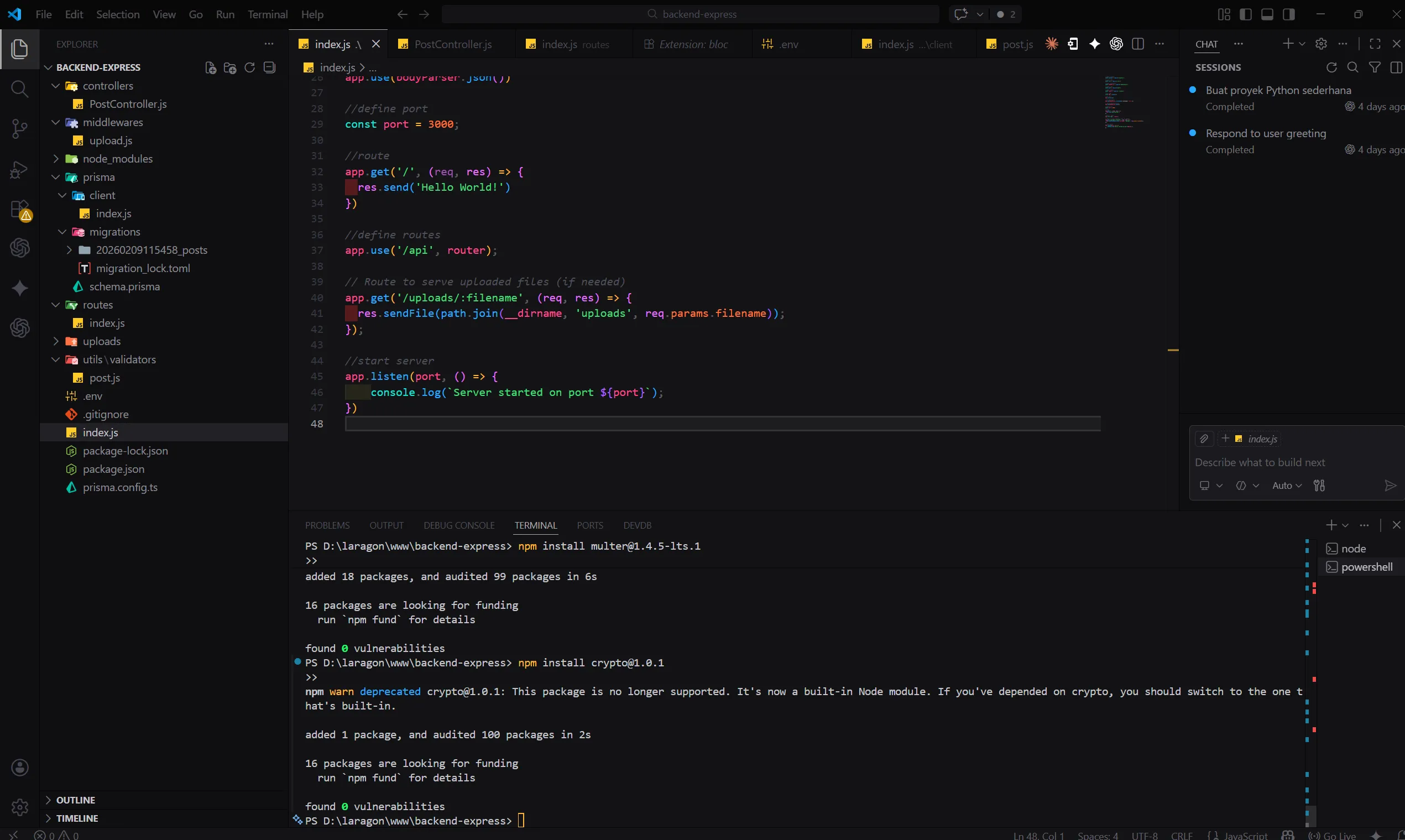 Express x Flutter