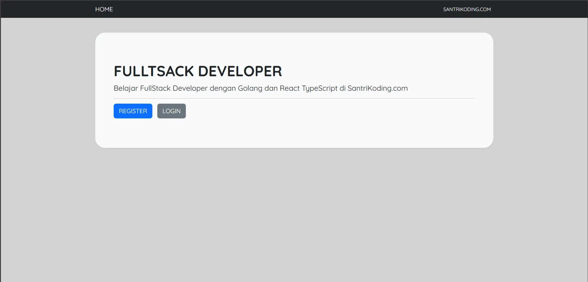 Showcase Golang-React-Typescript-Santri-Koding