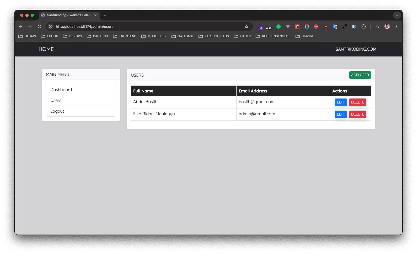 Belajar Backend
